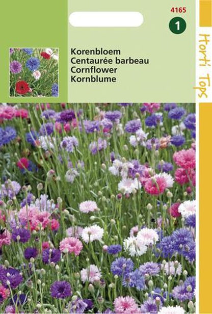  Hortitops - Korenbloem Bloemzaad - Dubbelbloemig - Gemengdd