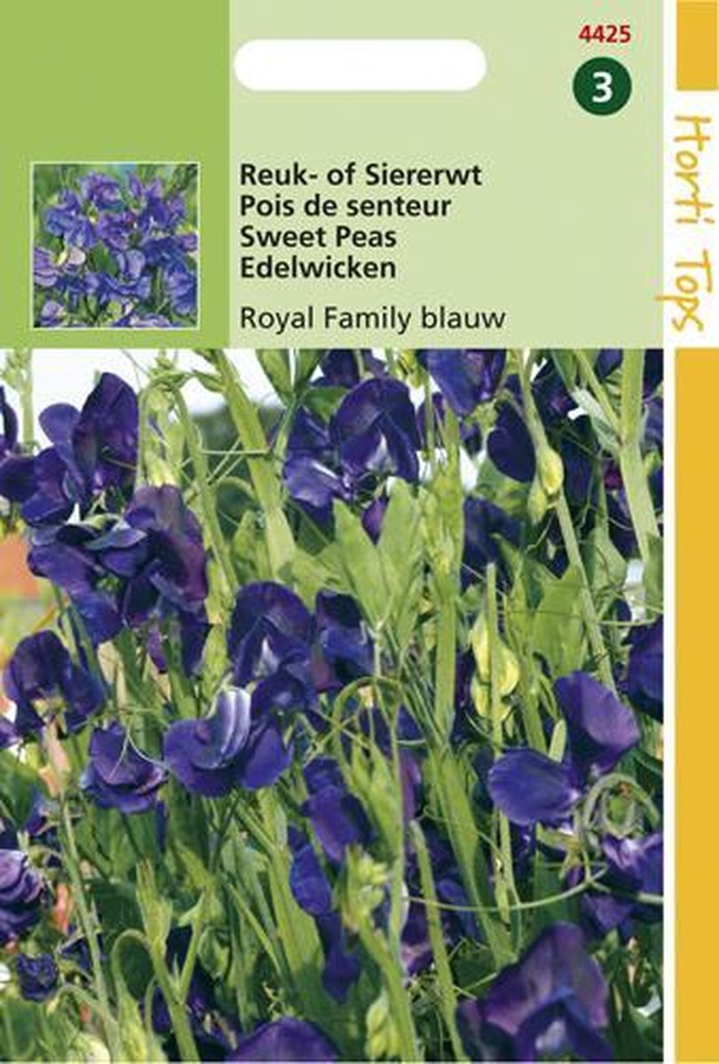  Hortitops Zaden - Lathyrus Odor. Royal Family Blauw