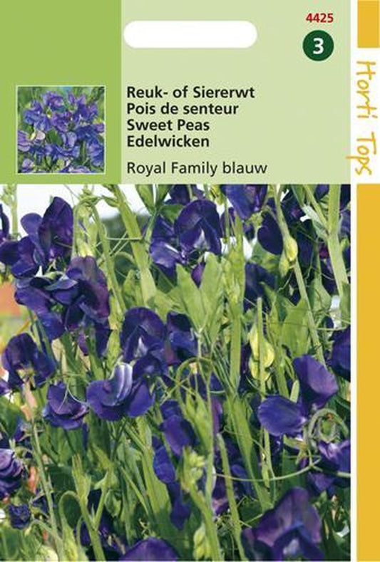  Hortitops Zaden - Lathyrus Odor. Royal Family Blauw