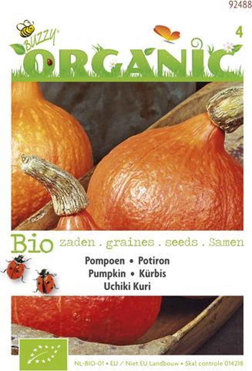  Buzzy® Organic Pompoen Uchiki Kuri (BIO)