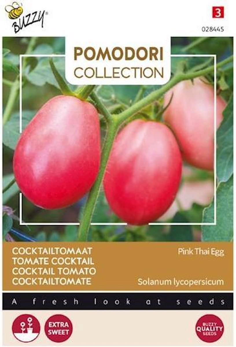  Buzzy® Pomodori, Tomaat Pink Thai Egg