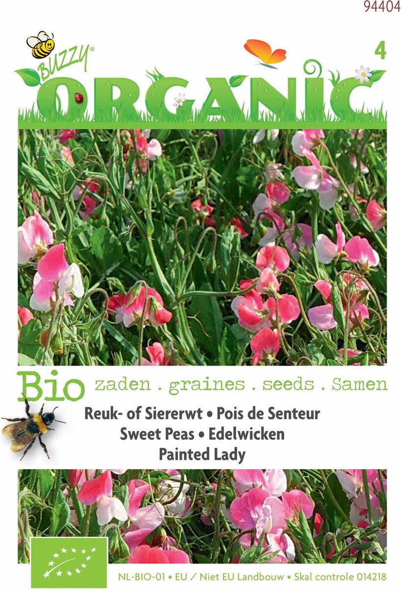  Buzzy® Organic Lathyrus, Reuk- Of Siererwt Painted Lady(BIO)