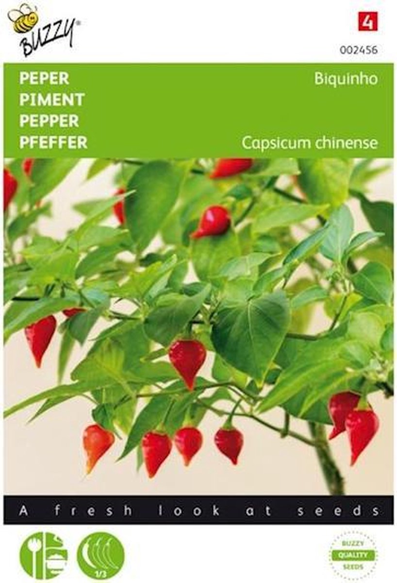  Buzzy - Peper Biquinho (Capsicum Chinense)