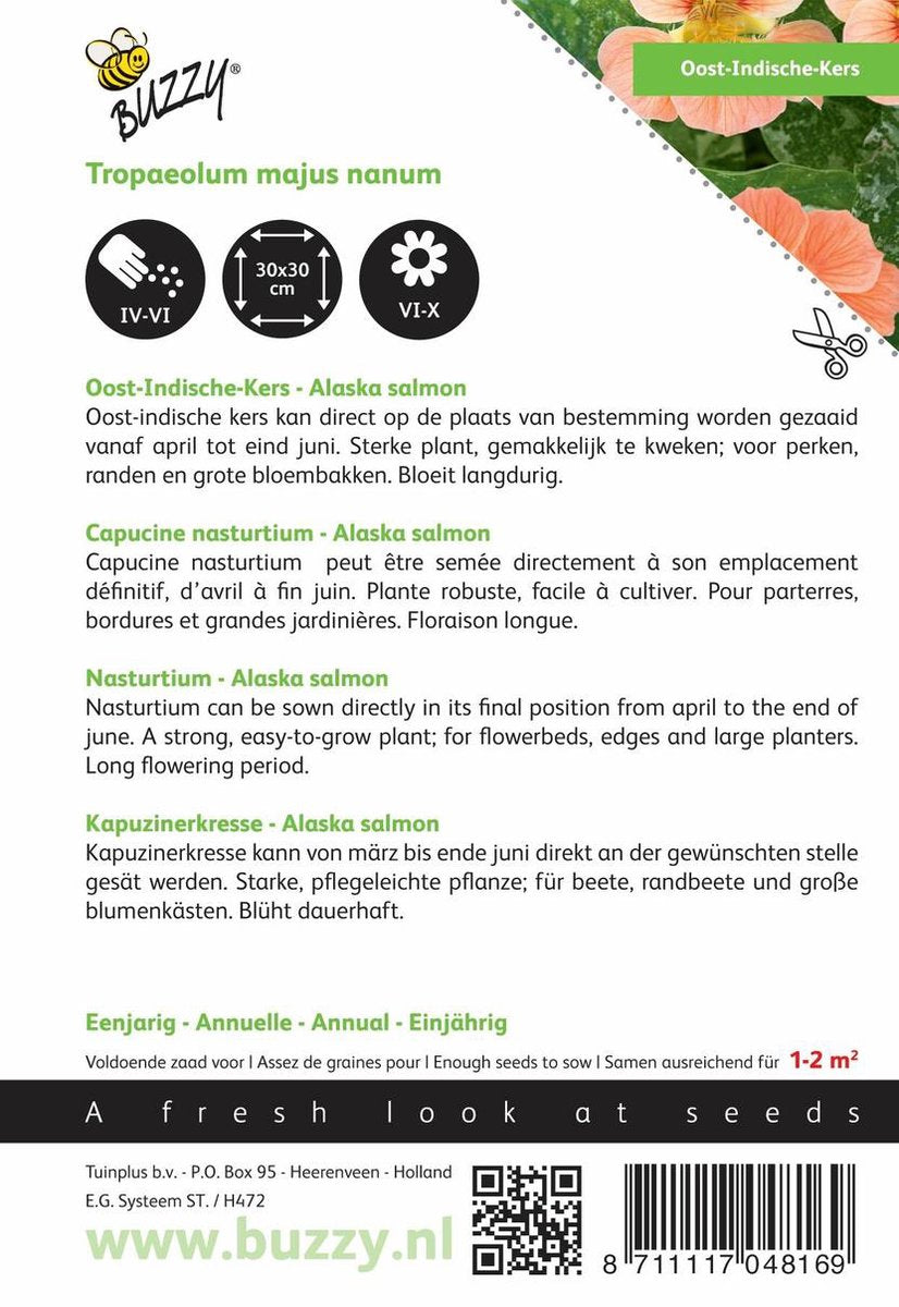  Buzzy® Oost-Indische Kers - Alaska Salmon