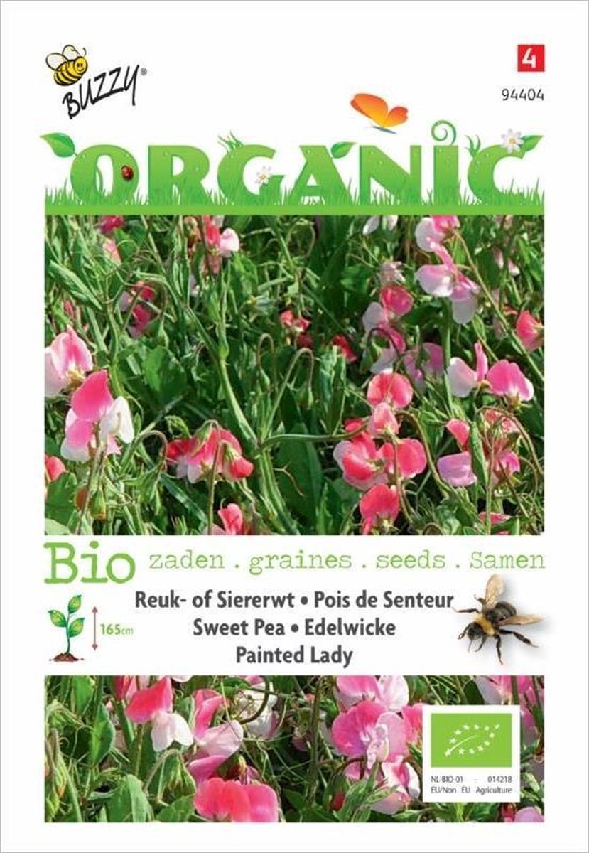  Buzzy® Organic Lathyrus, Reuk- Of Siererwt Painted Lady(BIO)