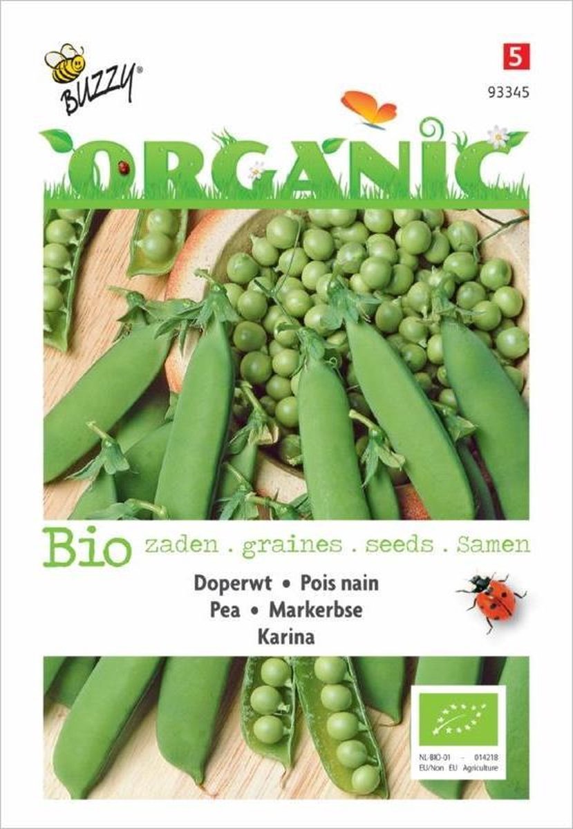  Buzzy® Organic Doperwt Karina (BIO)