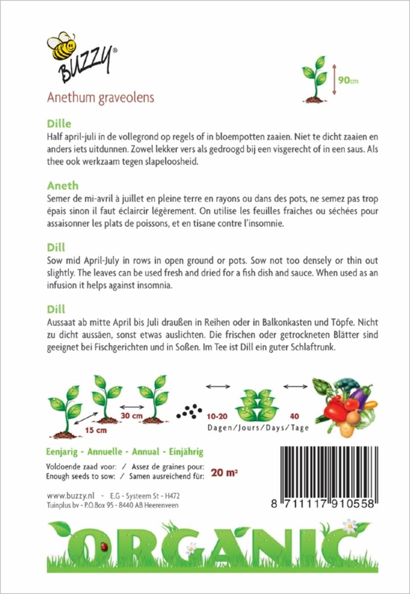  Buzzy® Organic Dille (BIO)