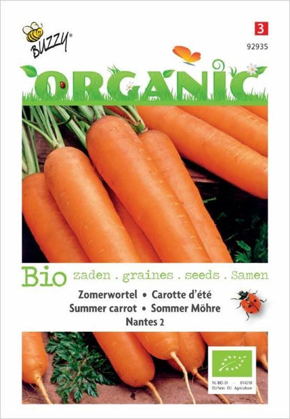  Buzzy® Organic Zomerwortelen Nantes 2 (BIO)