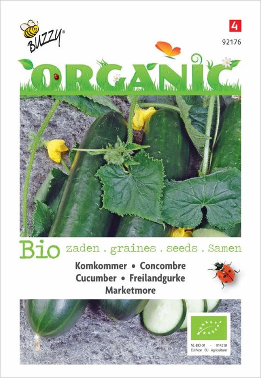  Buzzy® Organic Komkommer Marketmore (BIO)