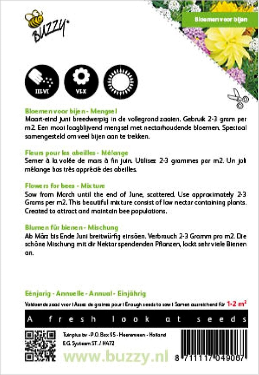  Buzzy® Mengsel Voor Bijen