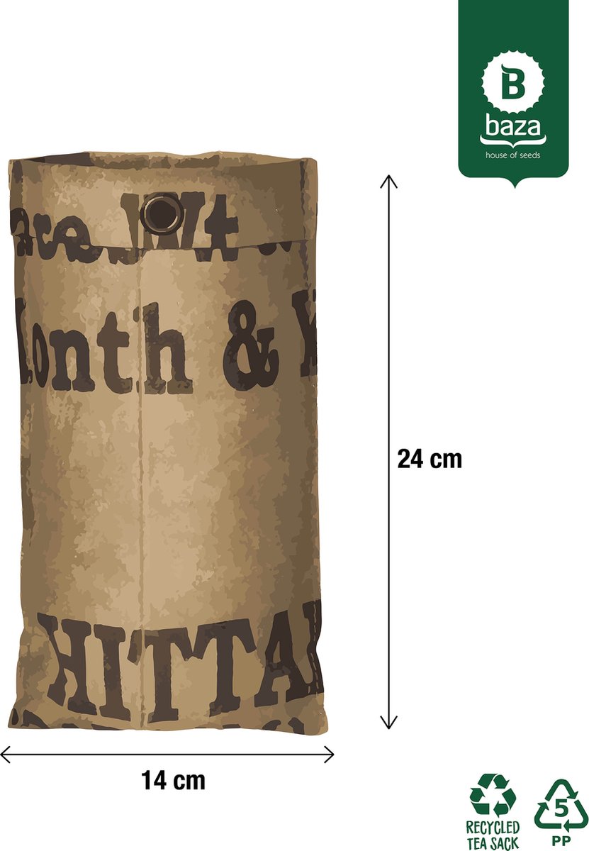  Hangtuintjes Keukenkruiden Kweken - Set 4st.