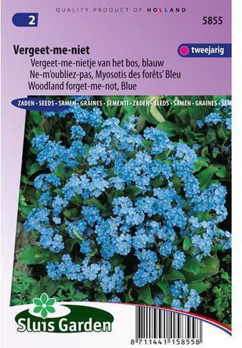  Sluis Garden - Vergeet Me Niet Indigo Blue
