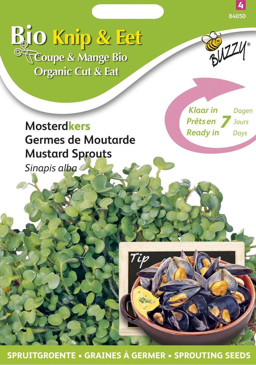  Buzzy® Organic SproutingMosterdkers (BIO)