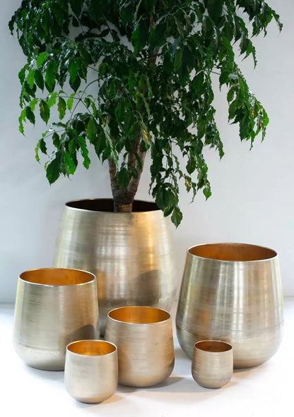 Merkloos Karakter Pot Alu Neo Gold ø40x40cm