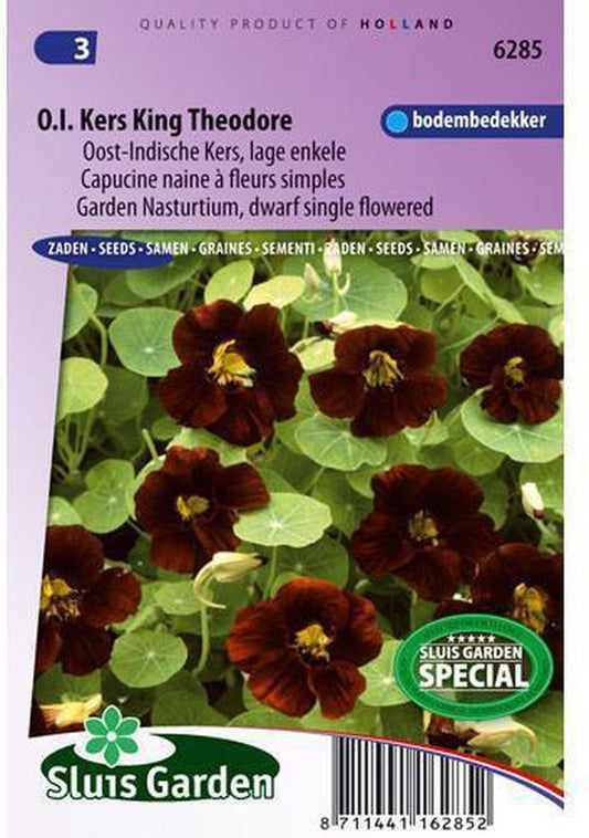  Sluis Garden - Oost-Indische Kers King Theodore (Tropaeolum)
