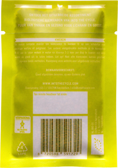  Into The Cycle Tuinkers Kiemzaden Biologisch 25 Gram Zakje NL-BIO-01