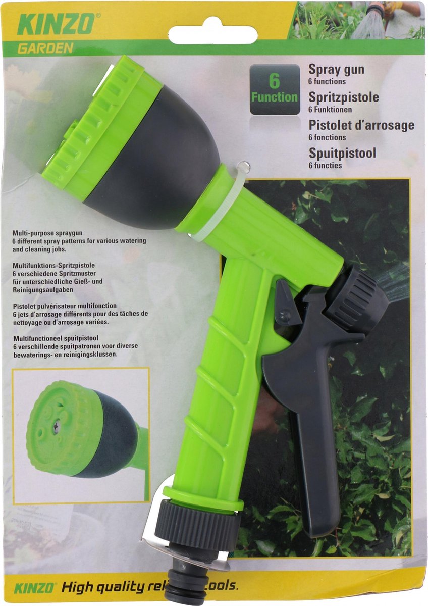  Kinzo Sproeikop Met Zes Standen Abs Groen/grijs