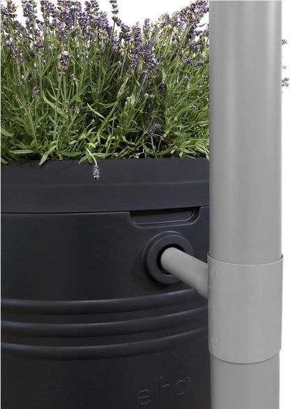  Elho Green Basics Regenton - Regenton - Living Black - Buiten - 200 Liter