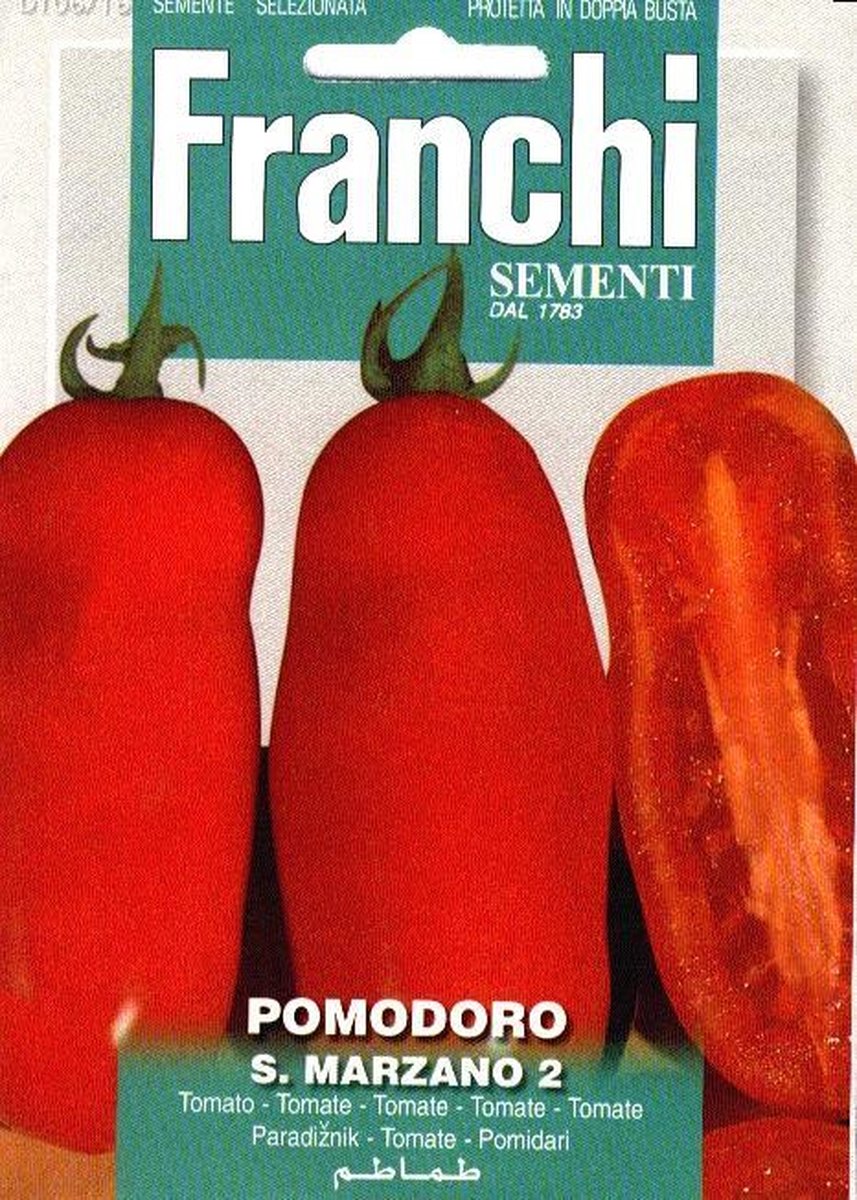  Groentezaden Fr Pomodoro S. Marzano 2 - Tomaat Langwerpig 106/16