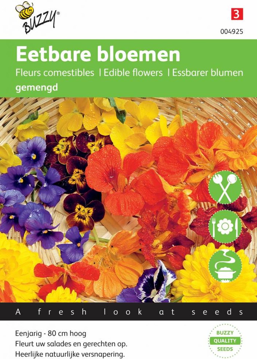  Buzzy® Mengsel Eetbare Bloemen