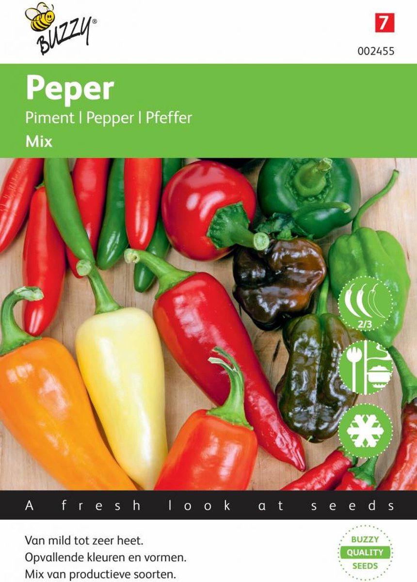  Buzzy® Peper Mixed 5 Soorten