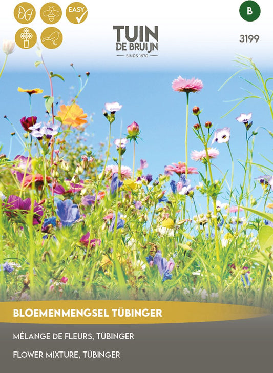  Tuin De Bruijn® Zaden - Tübinger Bloemenmengsel - Aantrekkelijk Voor Bijen En Vlinders