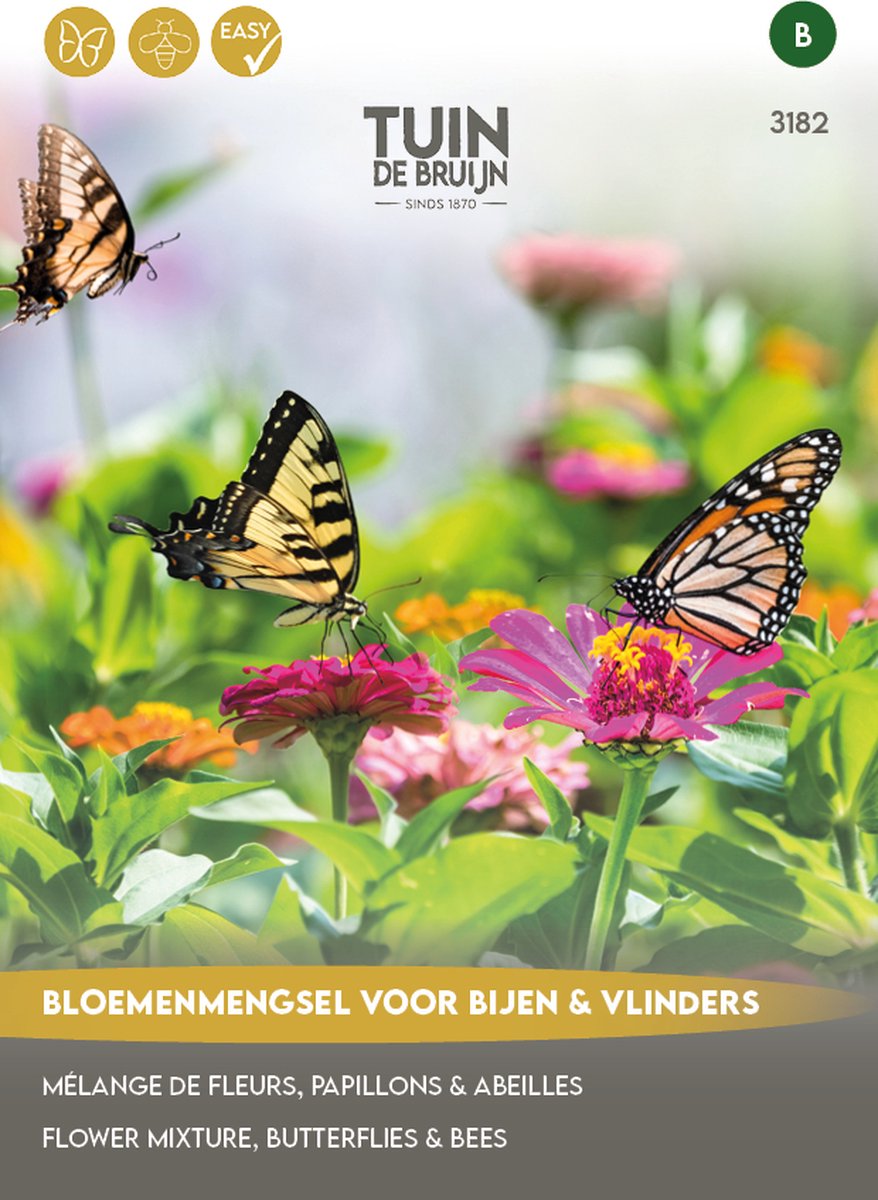  Tuin De Bruijn® Zaden - Bloemenmengsel Voor Bijen En Vlinders