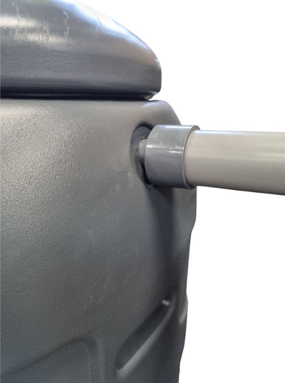  Harcostar Rainsaver Regenton 100 Liter Antraciet Met Vulautomaat En 3 Delige Voet
