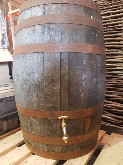  Houten Regenton Met Waterkraan - 190 Liter
