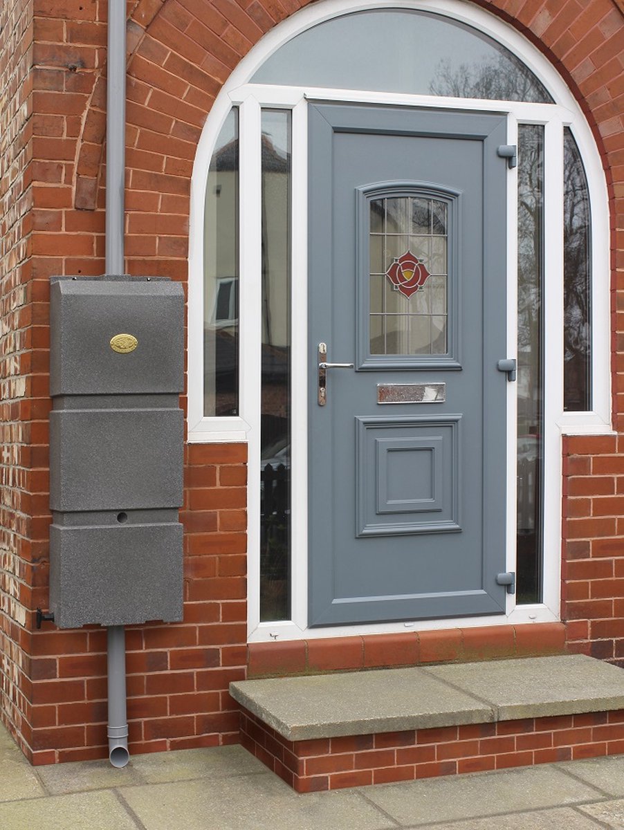  Prestige Regenton Grijs (waterton) 100L (incl. Kraantje En Aan De Wand/muur Te Bevestigen)