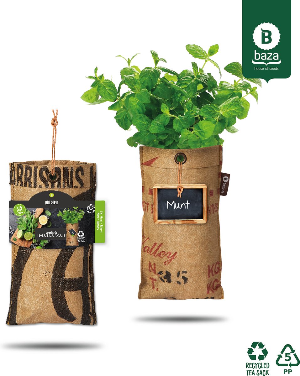  Hangtuintjes Keukenkruiden Kweken - Set 4st.