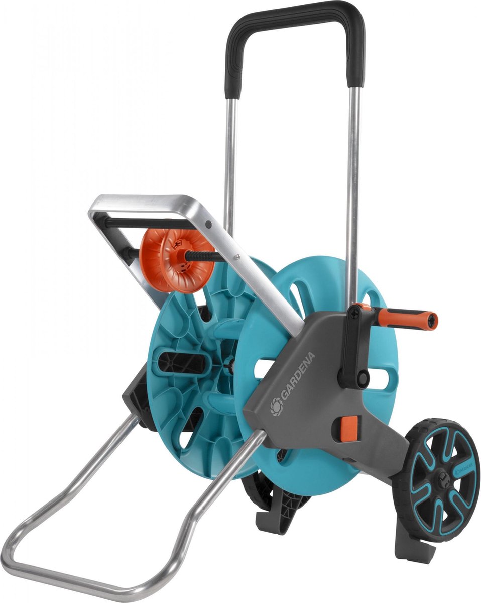  GARDENA - AquaRoll M CleverRoll Easy Slangenwagen - Maximaal 60 Meter - Inklapbare Zwengel