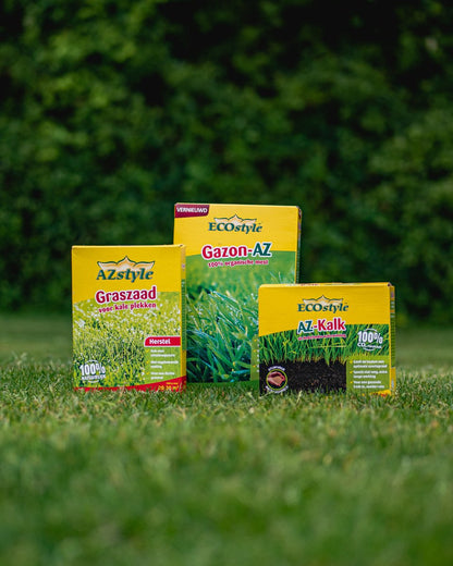  ECOstyle Graszaad Herstel Snelkiemend Gazon Gras – Herstelt Kale Plekken – Vogelwerende Coating – Geschikt Voor Zon- En Schaduw Gazons - Snelle Kieming – 10 – 15M² – 250 GR
