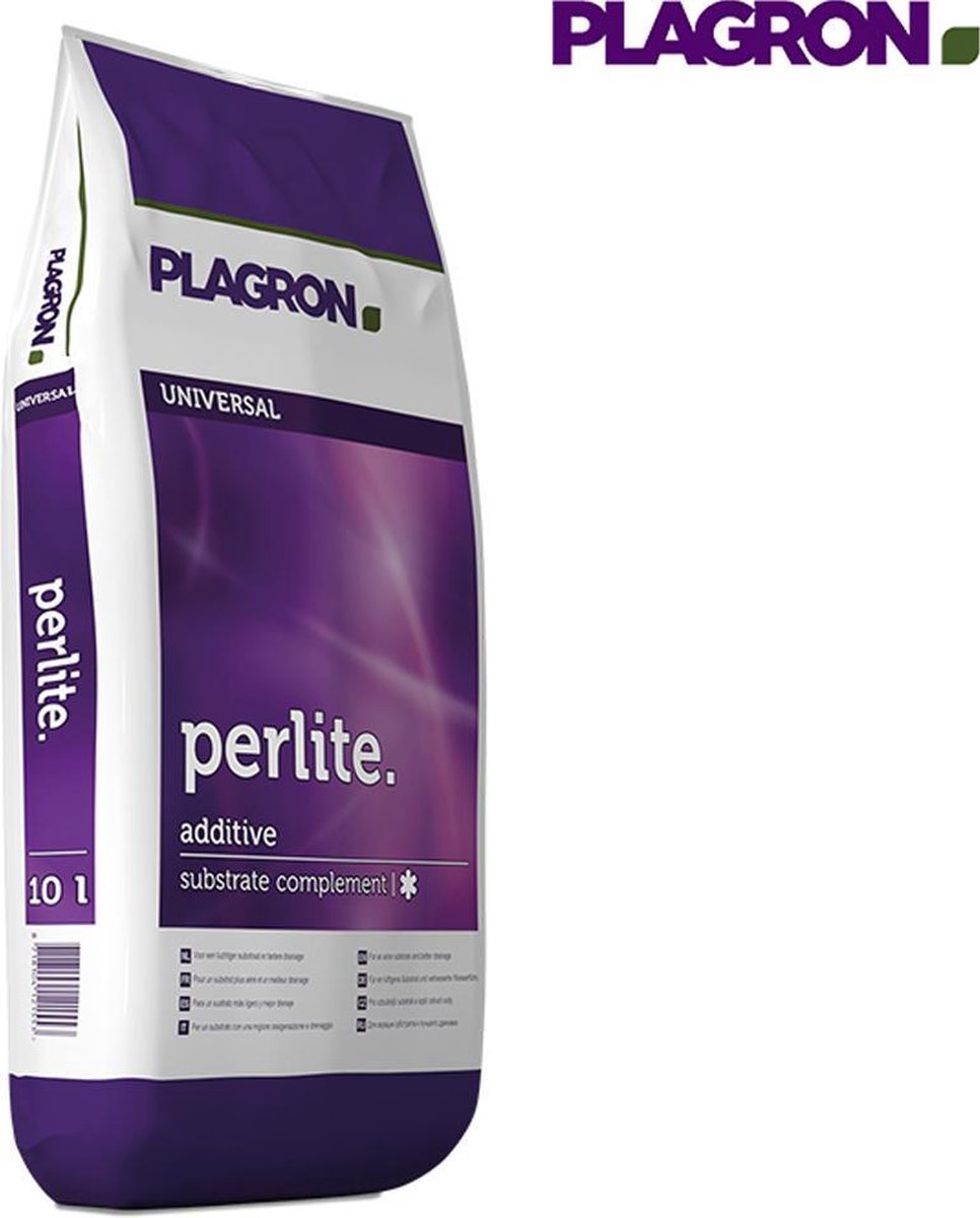  Plagron Perlite 10 Ltr - Perliet Voor Een Luchtiger Substraat En Betere Drainage