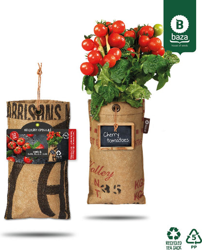  4x Hangtuintjes Moestuin Kweekset Groenten Nu Met Gratis FSC Houten Hangrekje!!