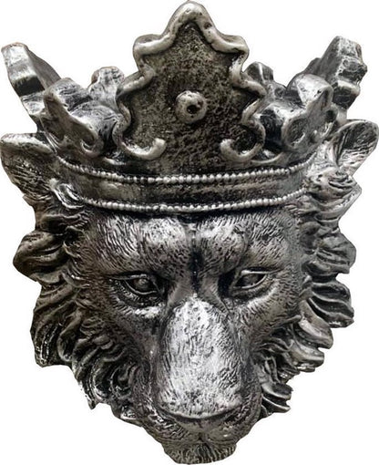  Bloempot Leeuw - Lion - Clarence - Zilver Silver - Plantenbak -plantenpot - Vaas - Binnen -overkapping - Plant -bloem - Boeket