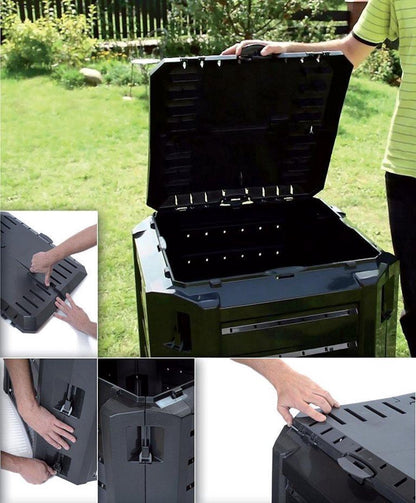 TA Compostvat Zwart 380 Liter