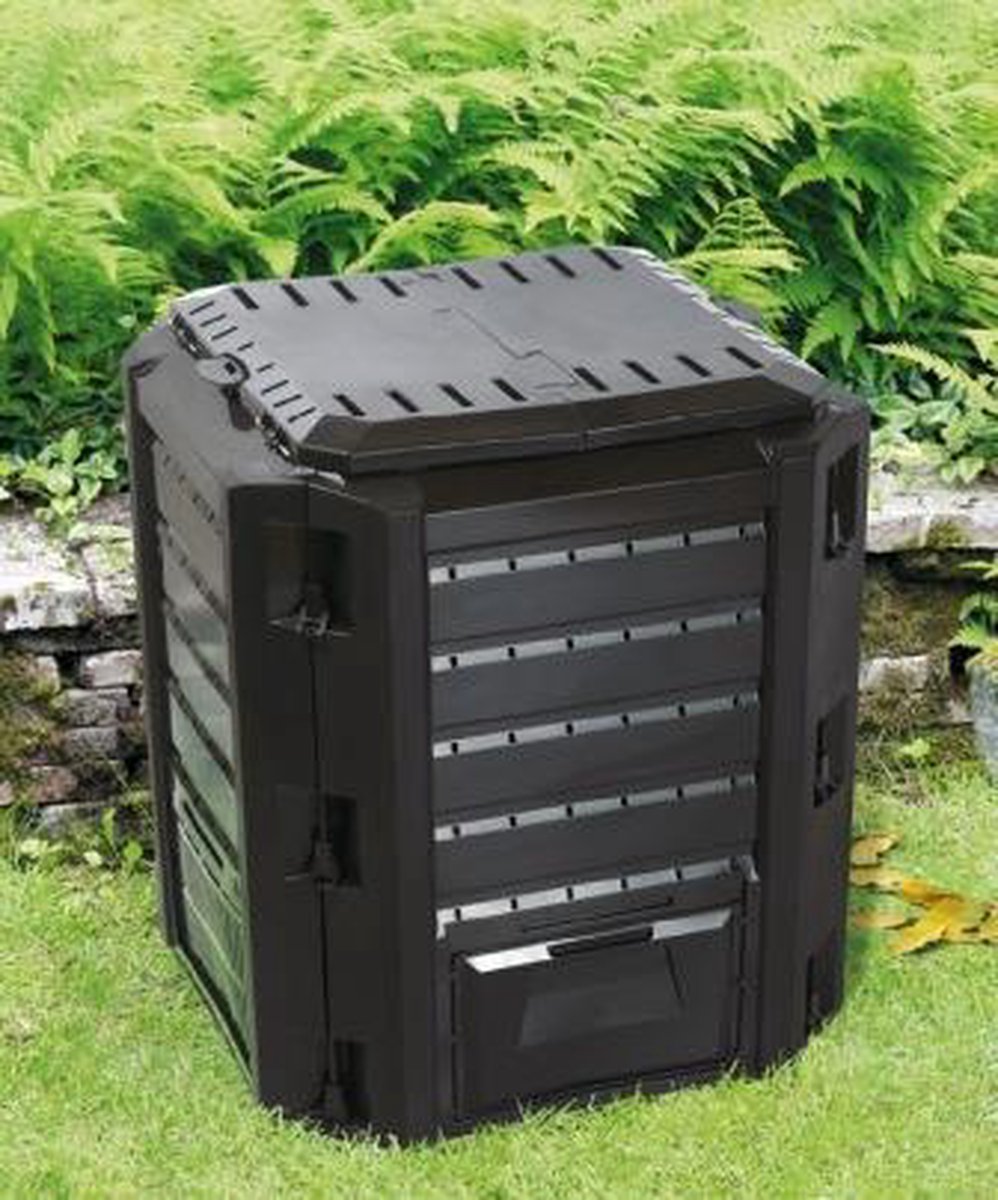 TA Compostvat Zwart 380 Liter