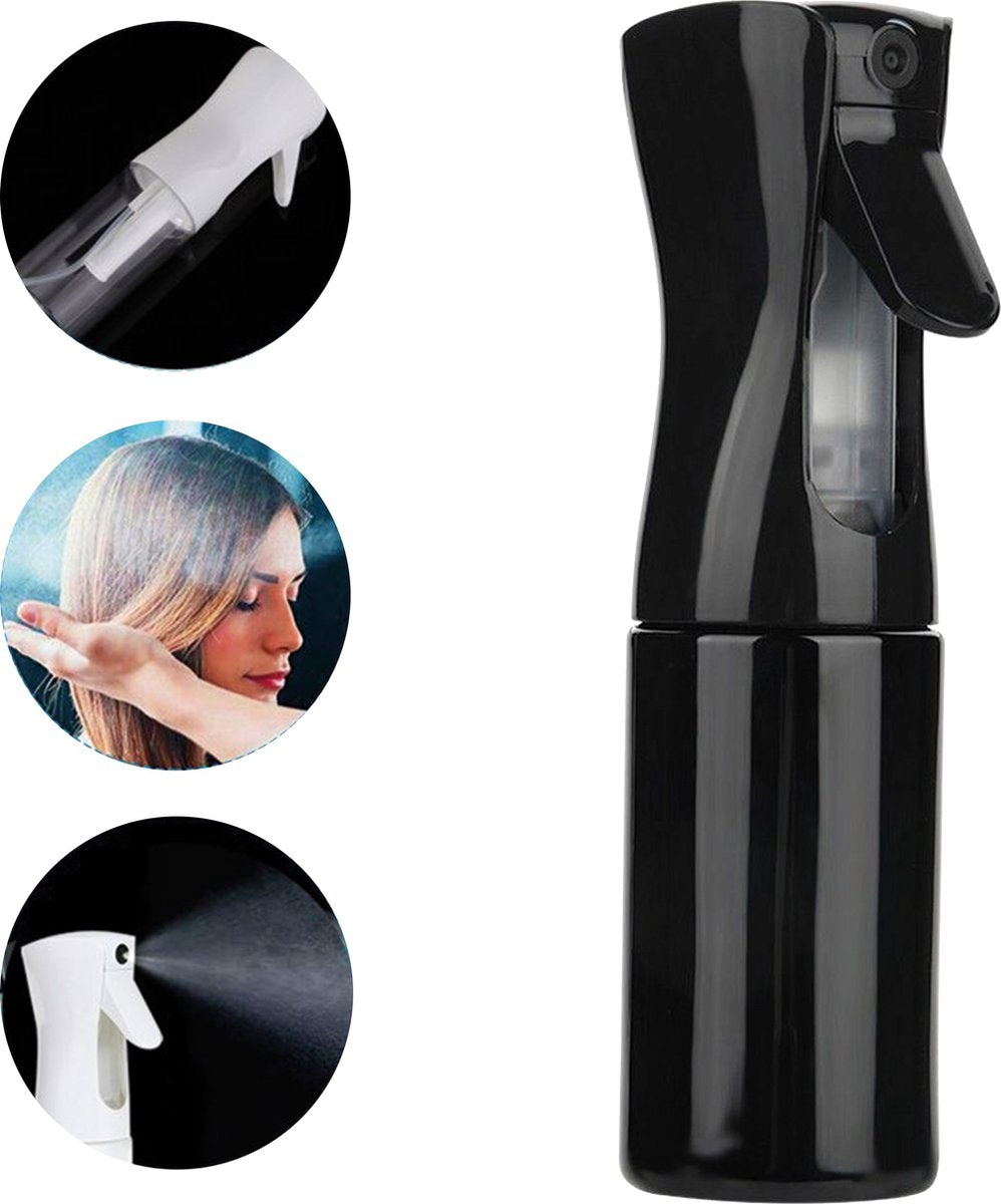  Hairspray - Mist Haarspray - 500ml - Zwart - Waterspuit - Water Verstuiver